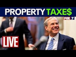 🔴LIVE: Texas governor to sign $10B property tax relief package | FOX 7 NEWS