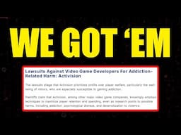 FINALLY... Activision and Call of Duty are being SUED over SBMM / EOMM and MANIPULATING MINORS