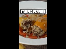 Stuffed Peppers with a Kick 🔥 | Easy Spicy Dinner Recipe