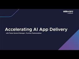 Tanzu GM Purnima Padmanabhan, Accelerating AI App Delivery