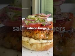 Salmon burgers