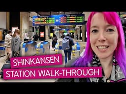How to Find your Platform for the Shinkansen 🚅 Station Walkthrough in Japan