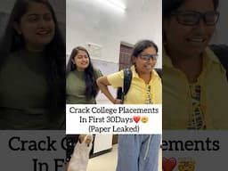 College Placements Questions Leaked🤯❤️ #placement #interview