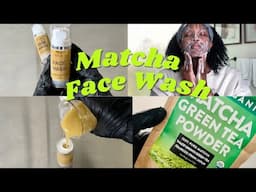 DIY Natural Face Wash With Matcha GREEN TEA & TURMERIC W/RECIPE FOR HEALTHY SKIN