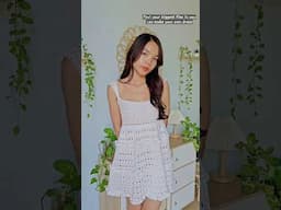 Styling one crochet dress into different ways #shorts #crochet | Chenda DIY