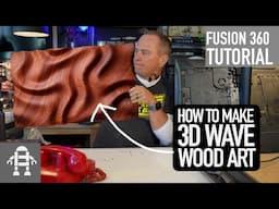 You Could Make Serious Cash Creating 3D Wave Art - Fusion 360 Tutorial 01