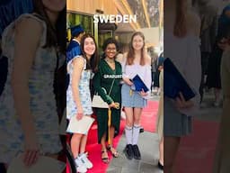 What happens when a student completes 10 th Sweden?School leaving vibes&traditions #trending #sweden