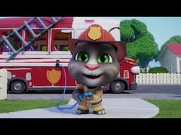 TOM IS A FIREFIGHTER! 🧑‍🚒🔥 Talking Tom Shorts | LIVE Cartoons for Kids