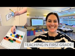 First Grade Teaching Vlog // Words with Silent E, Double Digit Addition & More!