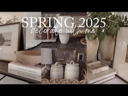 SPRING DECORATE WITH ME 2025 | NEUTRAL HOME DECOR FOR SPRING 2025 | DECORATE WITH ME FOR SPRING 2025