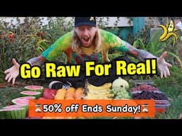 50% OFF Raw Vegan Lifestyle Success System Until June 15! | Go Raw For Real 🌱