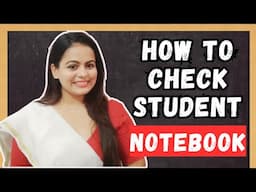 "How to Check Student Notebooks Efficiently | Teacher Tips & Feedback Ideas"