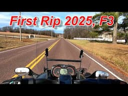 Can-Am Spyder F3 Ride, Feb 2025 Camera and Mic testing.