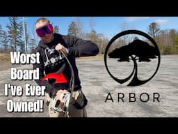 I Put My Snowboard Out Of It’s Misery!
