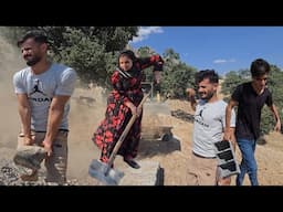 Nomadic Life: A Beautiful Nomadic Couple's Home | Completing the Foundation of a Nomadic Home🏞🏡