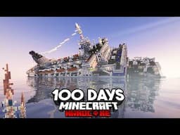 100 Days Stranded with a Fungal Infected Cruise Ship in Minecraft Hardcore... Here's What Happened