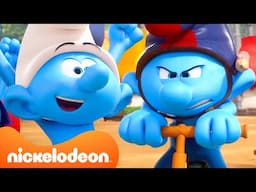 Clumsy Enters The Great Smurf Games! 🥇 | The Smurfs | Nickelodeon UK