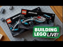 LIVE Build: LEGO Mercedes F1 W12 & AMG Project One Speed Champions Set! 🏎️🔥