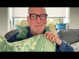 How to knit the Bluebird throw blanket Day 5 knitting and techniques #handknitting #knitting