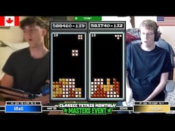 IT'S DOABLE!! iBall, Myles | SEMIS | Classic Tetris Monthly Masters Event May 2025