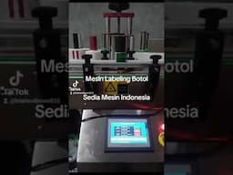 Mesin Labelling Botol Bulat Otomatis. hub WA 081227407272