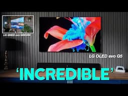 Two Incredible 4K TVs  NEW 2025 65 inch LG OLED evo G5 and 75 inch LG QNED evo QNED85