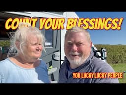 We Are Lucky People & We Count Our Blessings