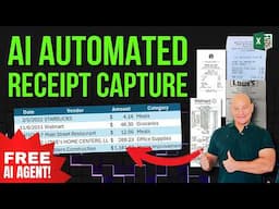 This FREE No-Code AI Agent Fills Out Receipt Data in Excel & Sheets — Instantly