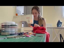 another little vlog: sewing summer basics for myself & hiking