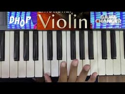 dhop song violin bit from game changer on keyboard contact for online keyboard classes  9948640839
