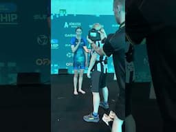 The World Champ gets a penalty