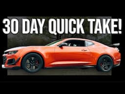 Camaro ZL1 1LE 30 Day Quick Take