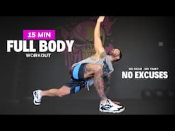 15 Min Bodyweight Full Body Workout (Perfect for 40+ & Busy Days)