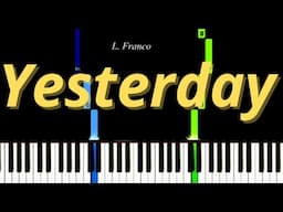 Yesterday The Beatles Easy Piano Tutorial