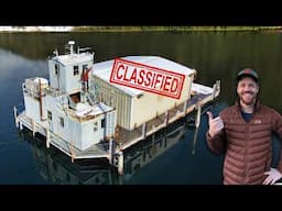 We Bought a TOP SECRET Navy Barge (full tour)