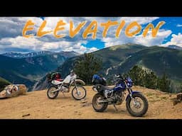 TW200 + XR650 Fun Moto Camping ADVenture at High Elevation