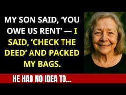 My Son Took Me In For 6 Months In Texas Then Threw Me Out For Not Paying Rent He Had No Idea...