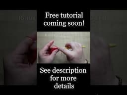 Easy Crochet Heart Free Tutorial coming soon