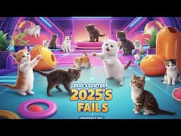 😹 Epic Cat Fails 2025 | Laugh Out Loud with These Fluffy Goofballs