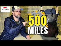 Best Multi-day Hiking Pack on a Budget? | Naturehike Rock 40+5L | 500-MILE REVIEW