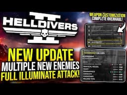 Helldivers 2 just added new Enemies, Weapon Customization and More!