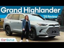 A Goldilocks Three-Row From Toyota? | 2025 Toyota Grand Highlander Review
