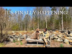 Step one before the barn gets built! Preparing for Construction.