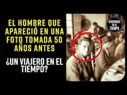 El hombre que apareció en una foto tomada 50 Años Antes #viajerodeltiempo