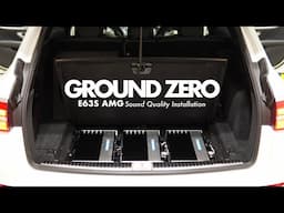 Mercedes E63S AMG High End Audio upgrade using Dynaudio and Ground Zero SQ amplification