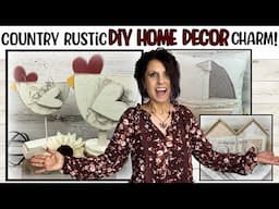 Crafting Everyday Charm! DIY Country Rustic Style Projects For Your Home Decor | DIY Home Crafts