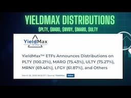 MARKET UPDATE + YIELDMAX DISTRIBUTIONS   $PLTY, $MARO, $BABO, $NVDY & MORE!