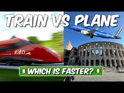 I Raced the PLANE and TRAIN in Italy!