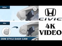 MANGOAL OEM Dashcam Install (2022-2025 Honda Civic)