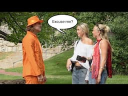 Using Awkward Pickup Lines on College Girls!